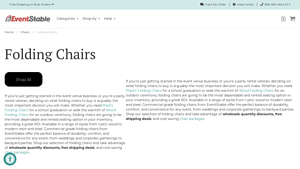EventStable - Wholesale Folding Chairs