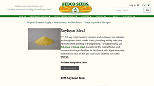 Fedco Seeds - Organic Soybean Meal