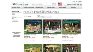 Fifth Room - Treated Pine Mesa Glider