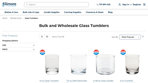 Fillmore Container - Glass Tumblers