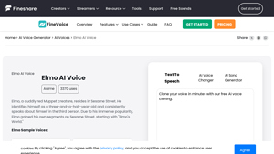 Fineshare - Elmo AI Voice Generator & Text to Speech Solutions