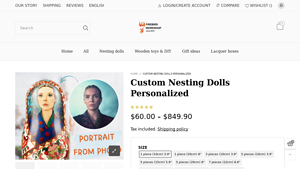 Firebird - Custom Nesting Dolls Personalized