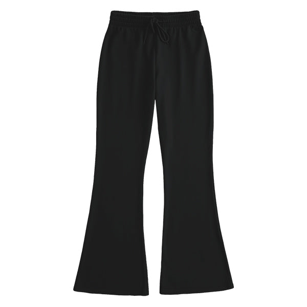 A stock image illustrating flare sweatpants blank concepts