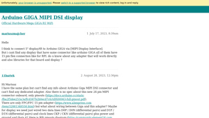 Arduino - GIGA MIPI DSI Display