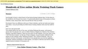 Art of Memory - Brain Training Games