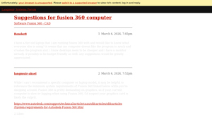 Langmuir Systems - Fusion 360 System Requirements