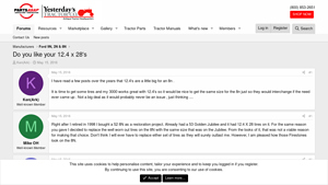 Yesterday's Tractors - 12.4 x 28 Tires Discussion