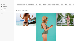 Freepik - See Through Girl Bikini Photos