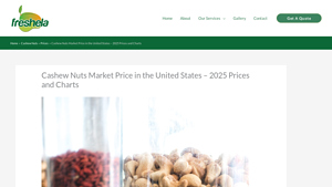 Freshela Exporters - Cashew Nuts Market Insights