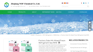 FRIOFLOR - HFC Mixed Freon Refrigerant Gas R410