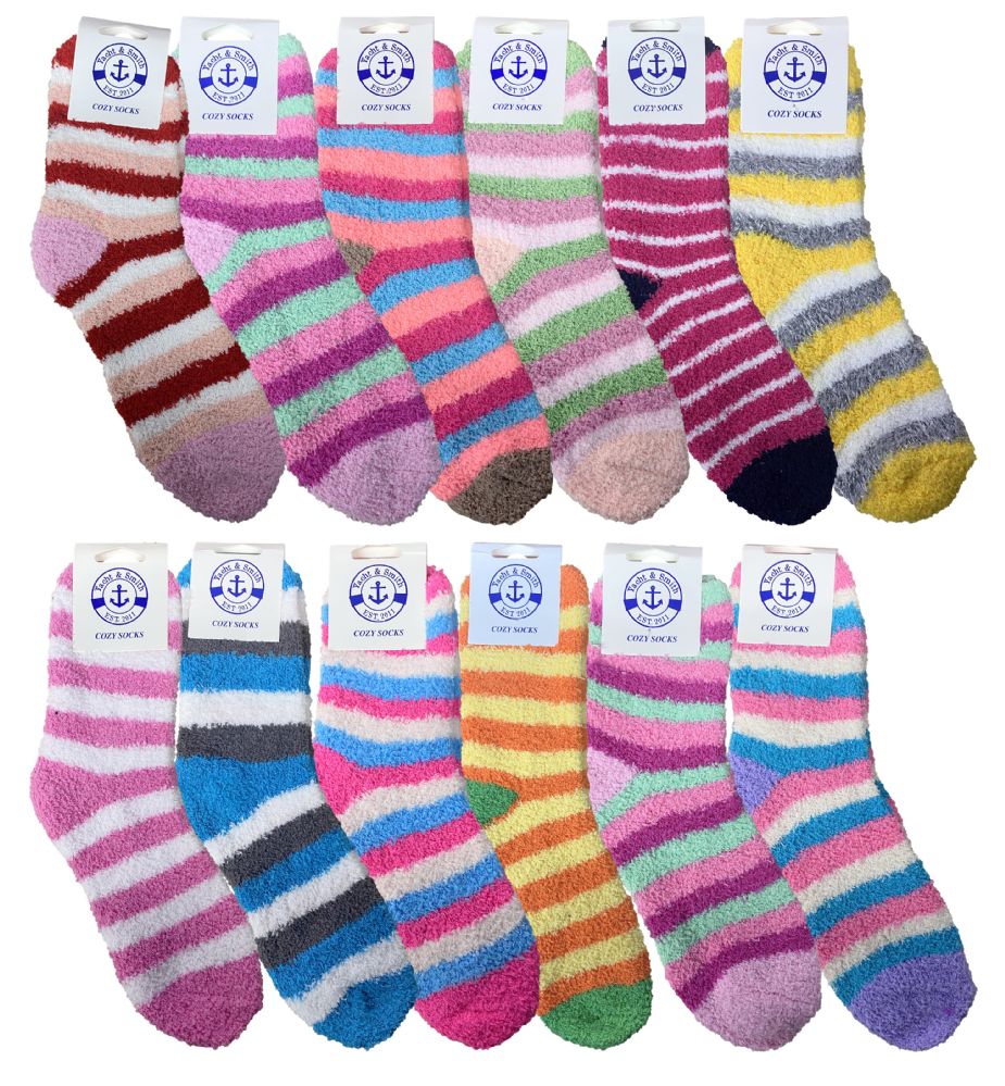 A stock image illustrating fuzzy socks in bulk concepts