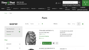 Titan - Agra Vantage R-1 TL Tire