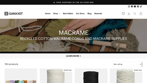 GANXXET - Recycled Cotton Macrame Supplies