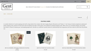 Gent Supply Co - Custom Playing Cards