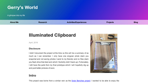 Gerry Chen - Illuminated Clipboard