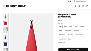Ghost Golf - Magnetic Golf Towel (Greenside)