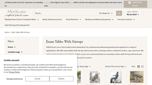GiftedTouch - Exam Tables with Stirrups