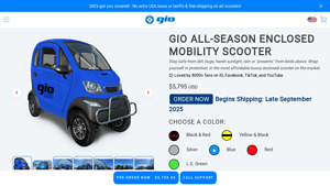 GIO - Enclosed Golf Mobility Scooter
