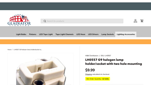 Gladiator Lighting - LH0557 G9 Halogen Lamp Holder