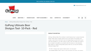 GoPong - Ultimate Beer Shotgun Tool
