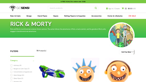 Gosensi - Rick & Morty Silicone Pipes
