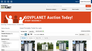 GovPlanet - Portable Toilets