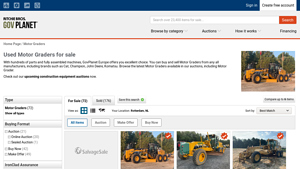 Motor Graders - Used Equipment for Sale