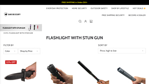 Guard Dog Security - Flashlight with Stun Gun
