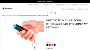 Guard Dog - Lipstick Stun Gun Electra