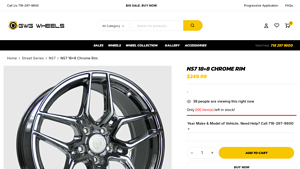 NS7 - 18×8 Chrome Rim