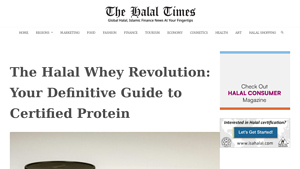 Halal Times - Halal Whey Protein