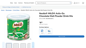 Nestle - MILO Activ-Go Chocolate Malt Powder Drink Mix