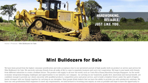 HBXG - Mini Bulldozers