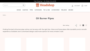 Headshop - Oil Burner Pipes