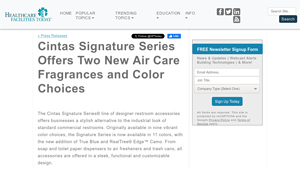 Cintas - Signature Series Air Care Fragrances
