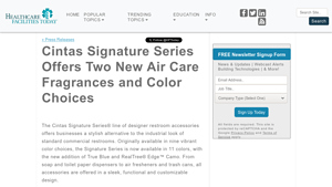 Cintas - Signature Series Air Care Fragrances