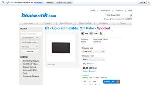 Sumitomo - SUMITUBE B2 Colored Flexible Heat Shrink Tubing