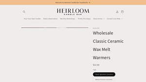Heirloom Candle - Wholesale Classic Ceramic Wax Melt Warmers