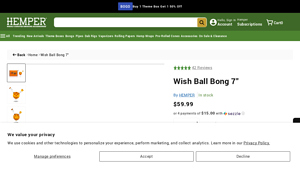 HEMPER - Wish Ball Bong 7