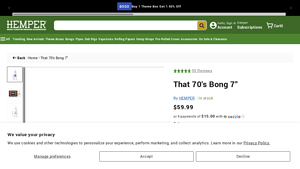 Hemper - That 70's Bong