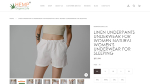 Hemp Organic Life - Linen Underpants for Women