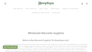 Hemptique - Wholesale Macrame Supplies