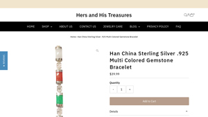 Han China - Multi Colored Gemstone Bracelet
