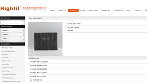 Highfil - Cabin Filter