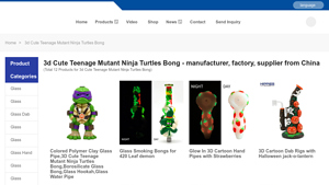 Hippies Glass - 3D Teenage Mutant Ninja Turtles Bong