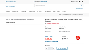 Ashley Furniture - Petal Road Seat Cushion