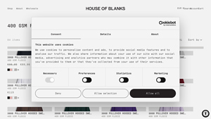 House of Blanks - 400 GSM Hoodies & Crewneck Sweatshirts