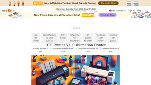 HTVRONT - D1 DTF Printer & Heat Press Machines