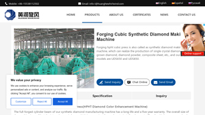 Huanghe Whirlwind - Forging Cubic Synthetic Diamond Making Machine