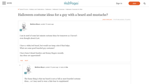 Costume Ideas - Bearded Characters